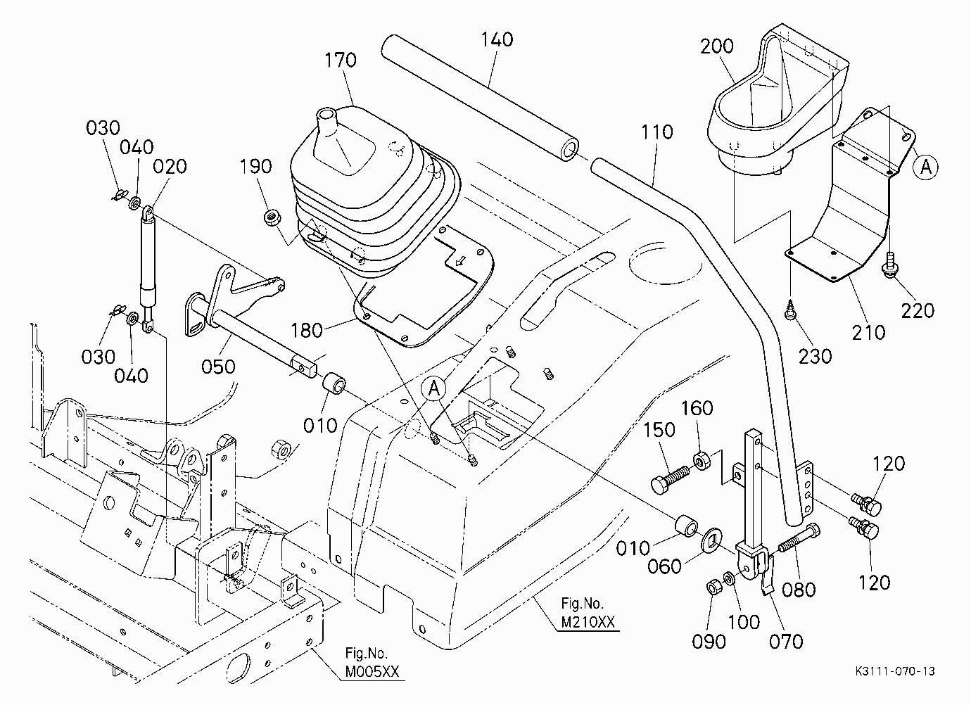 SPEED CONTROL LEVER LH