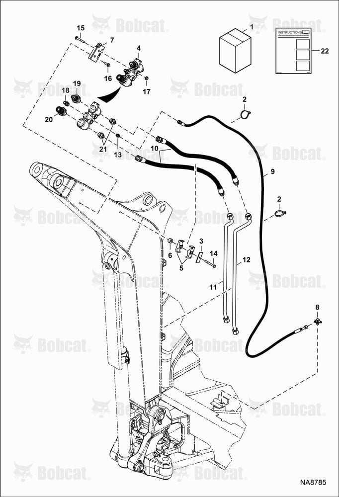 Coupler Block Kit (Extendable Arm)