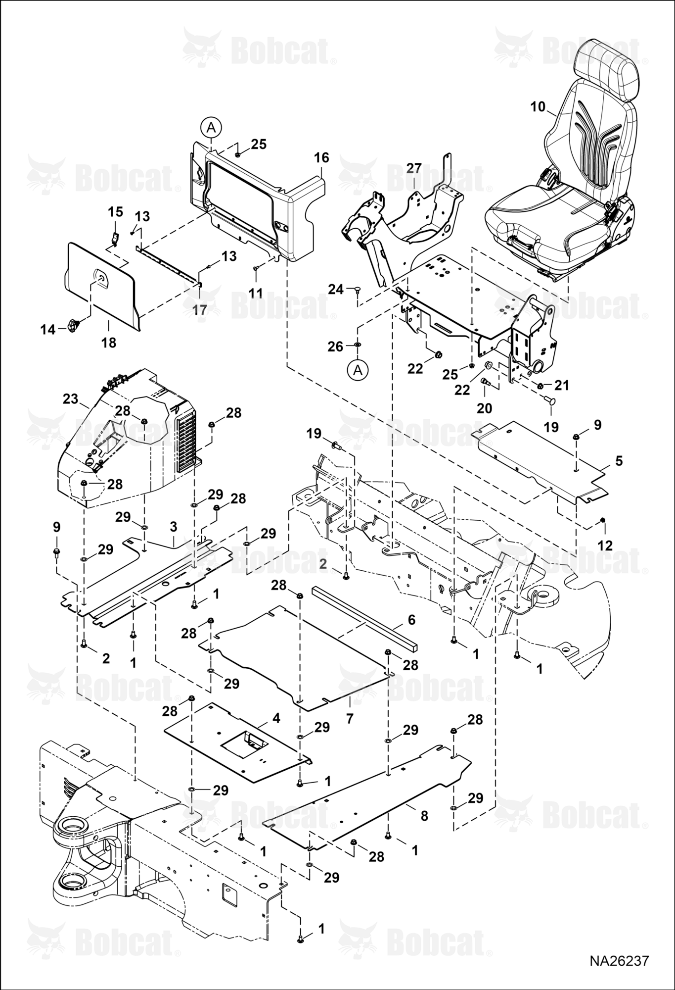 Operator Area & Seat (Floor)