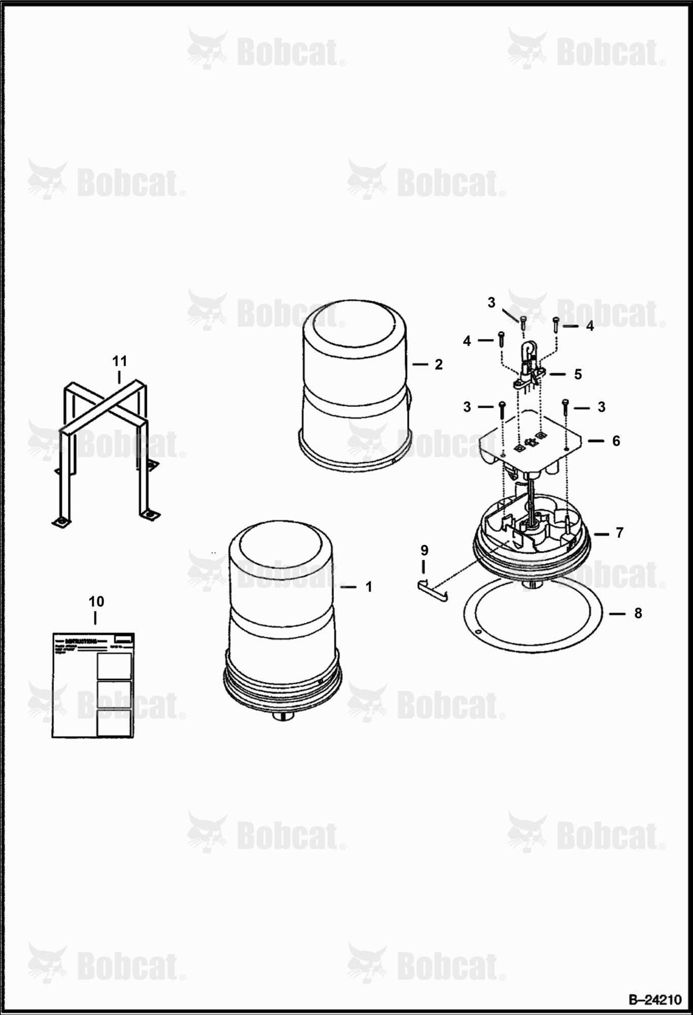 Strobe Light (Amber - 3414 ALW)