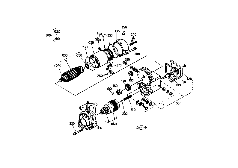 Starter (Component Parts)(Not For Reman Unit)