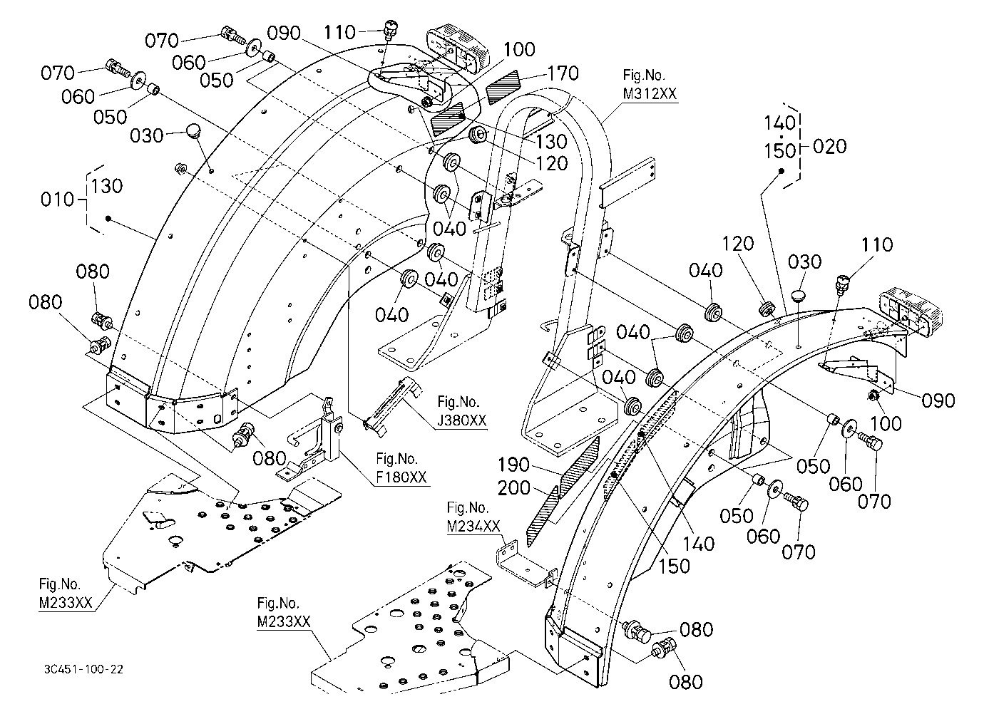 Fender (Lower Position) [Except Rear Wheel 480/65R