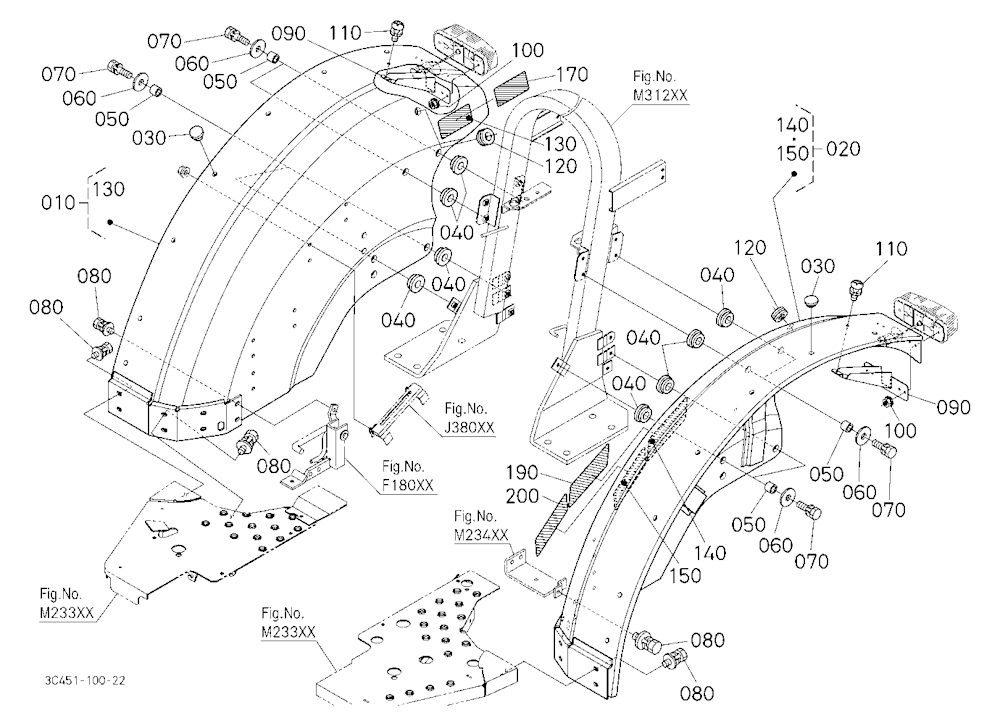 Fender (Lower Position) [Except Rear Wheel 480/65R