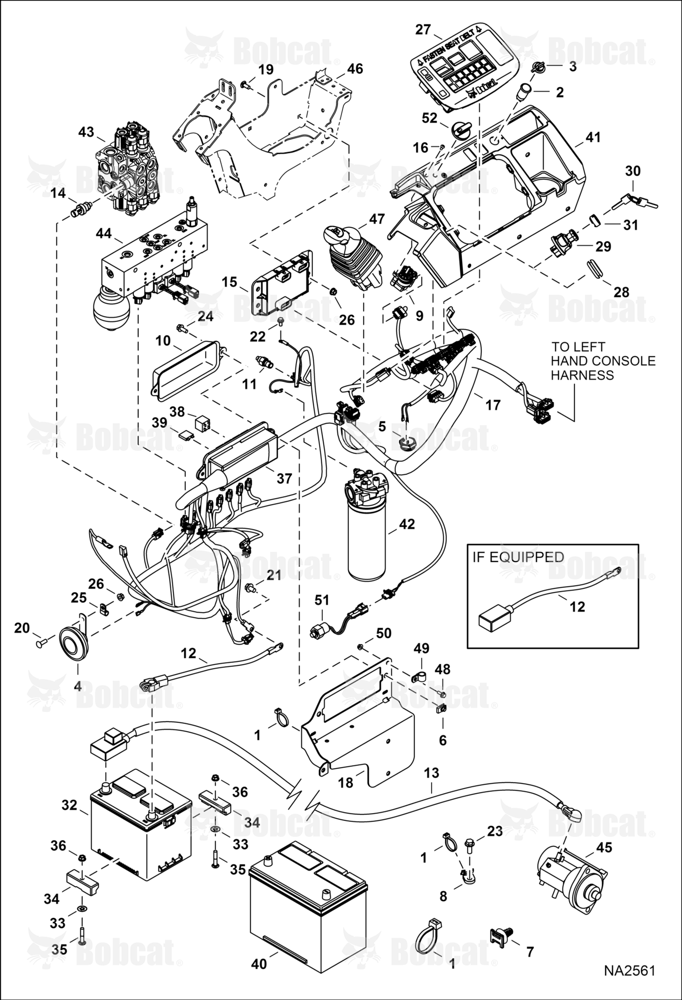Controls Electrical (RH Console)  AG3411001 - AG3413999