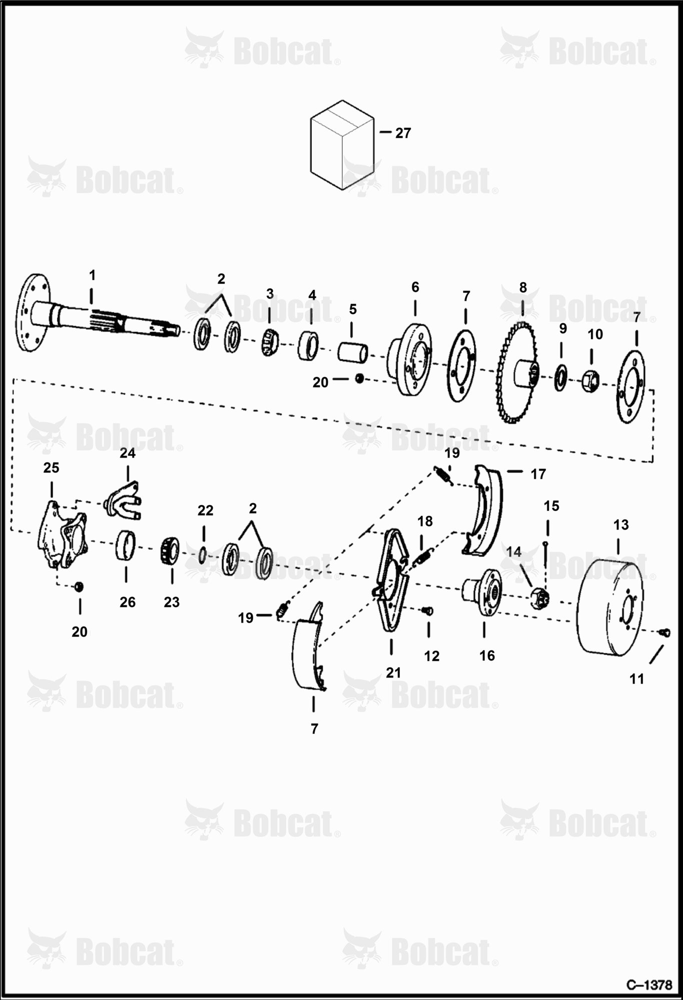 Axle & Brake Assembly