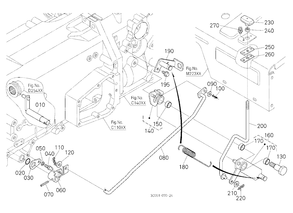 Front Wheel Drive Lever