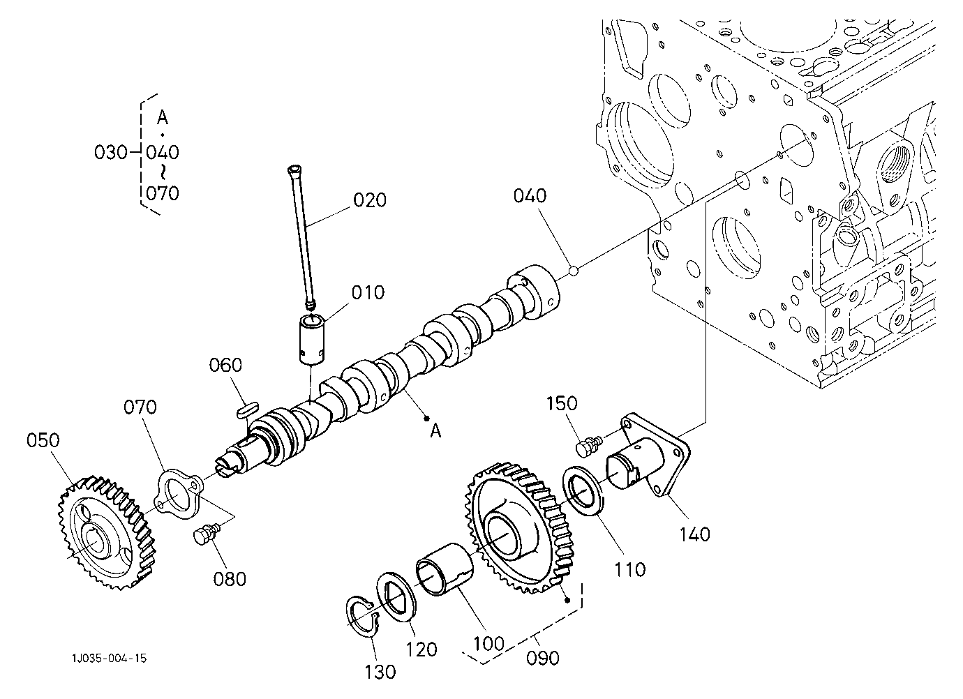 Camshaft And Idle Gear Shaft