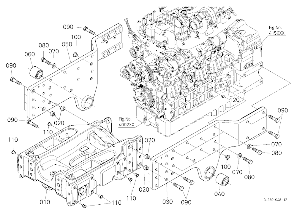 Front Axle Frame [With Front Suspension] [W/O Fron