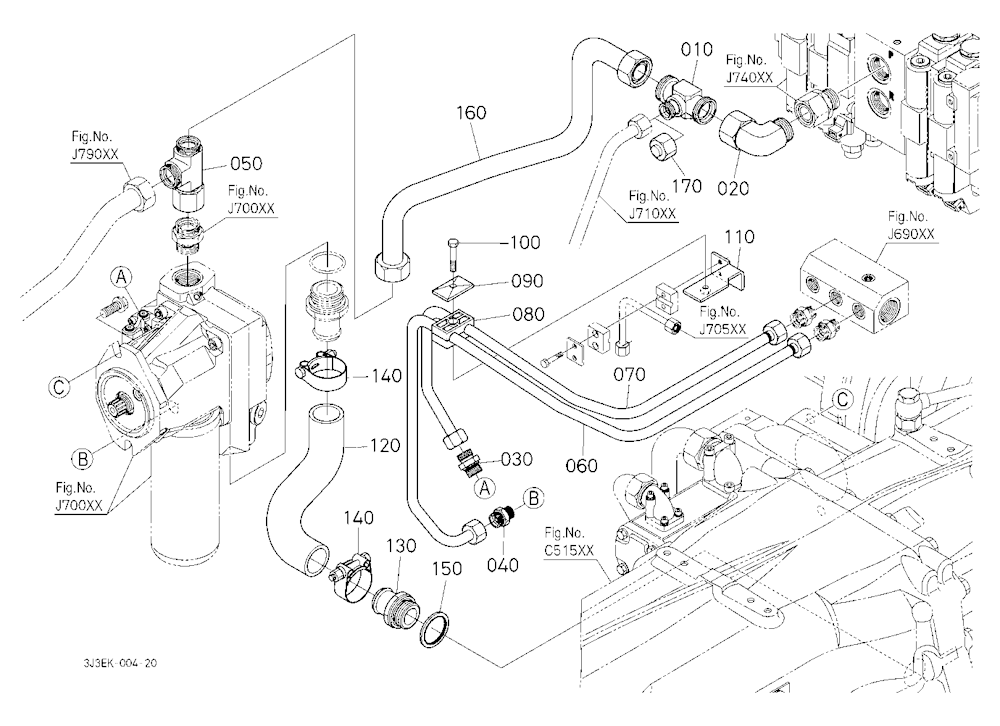 Axial Pump Piping [With Loader Equipment]