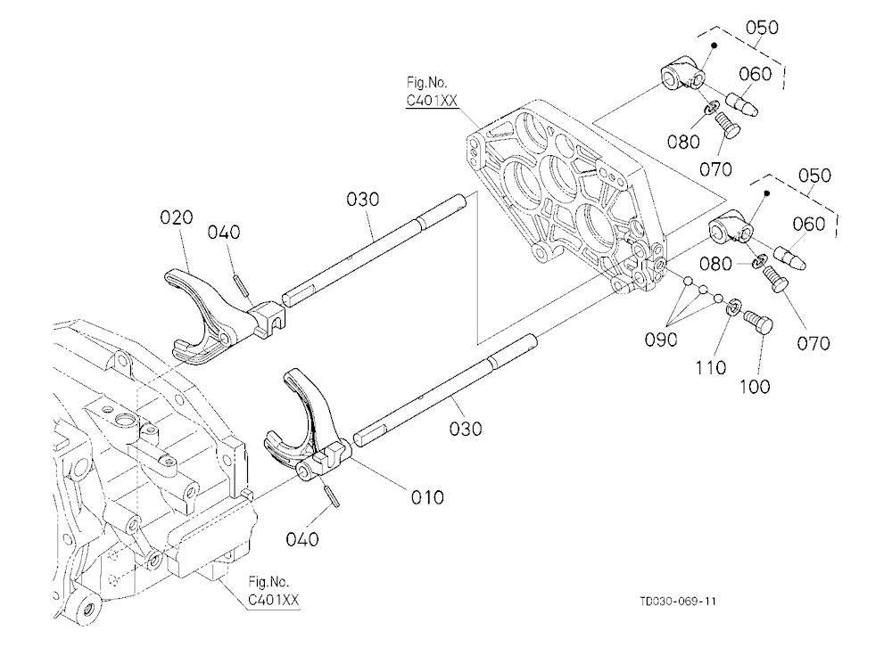 Main Gear Shift Fork