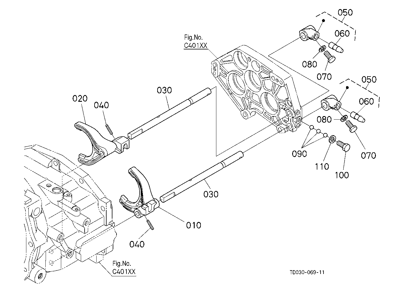 Main Gear Shift Fork