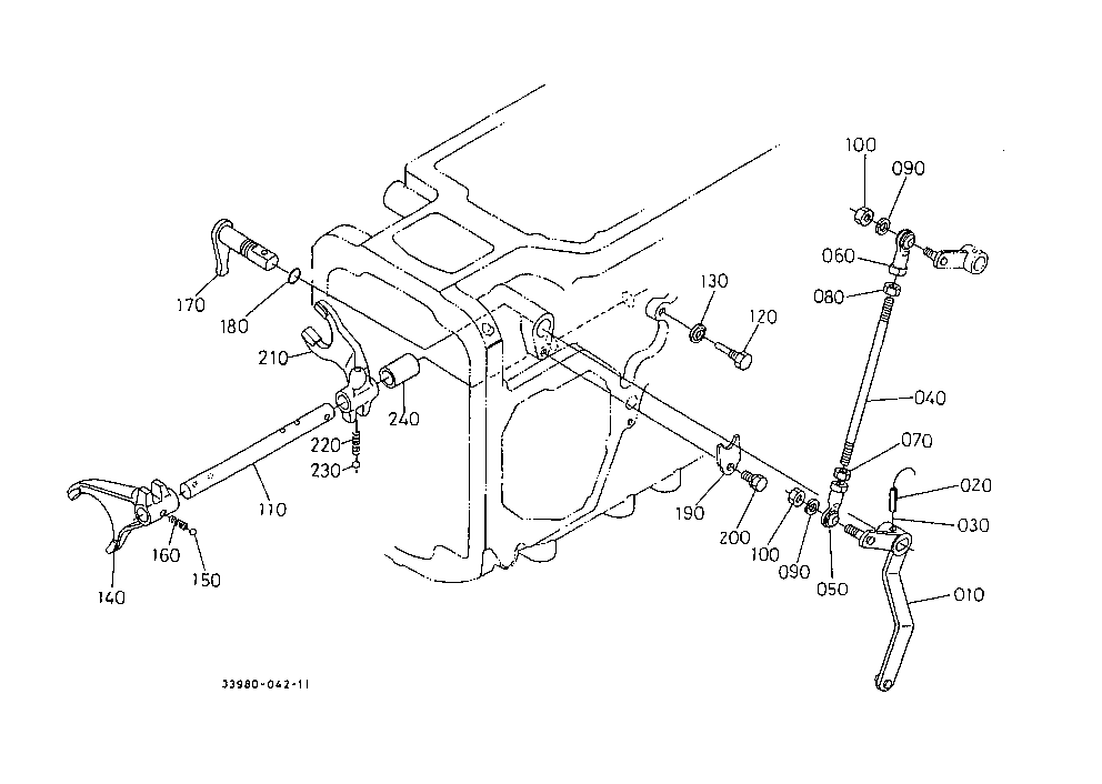 Range Gear Shift Fork