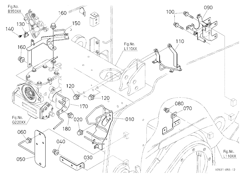 Harness Stay (Body) [Except Reverse Fan]