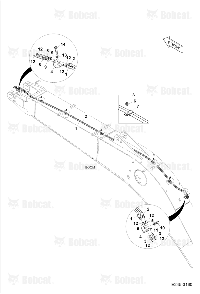 Boom Piping (Quick Clamp)