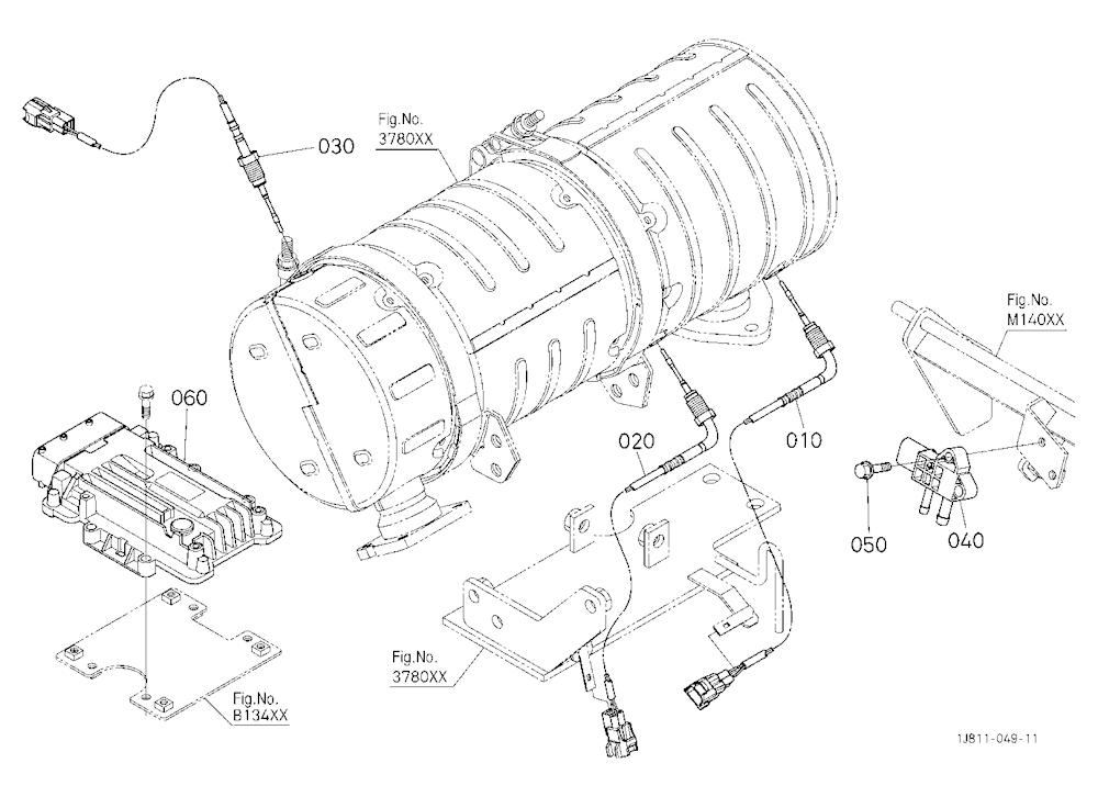 Engine Electrical Parts (Muffler/Ecu)