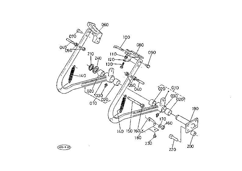 Brake Pedal W/O Cab