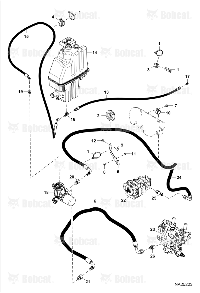 Hydrostatic Circuitry (Cooling Fan)