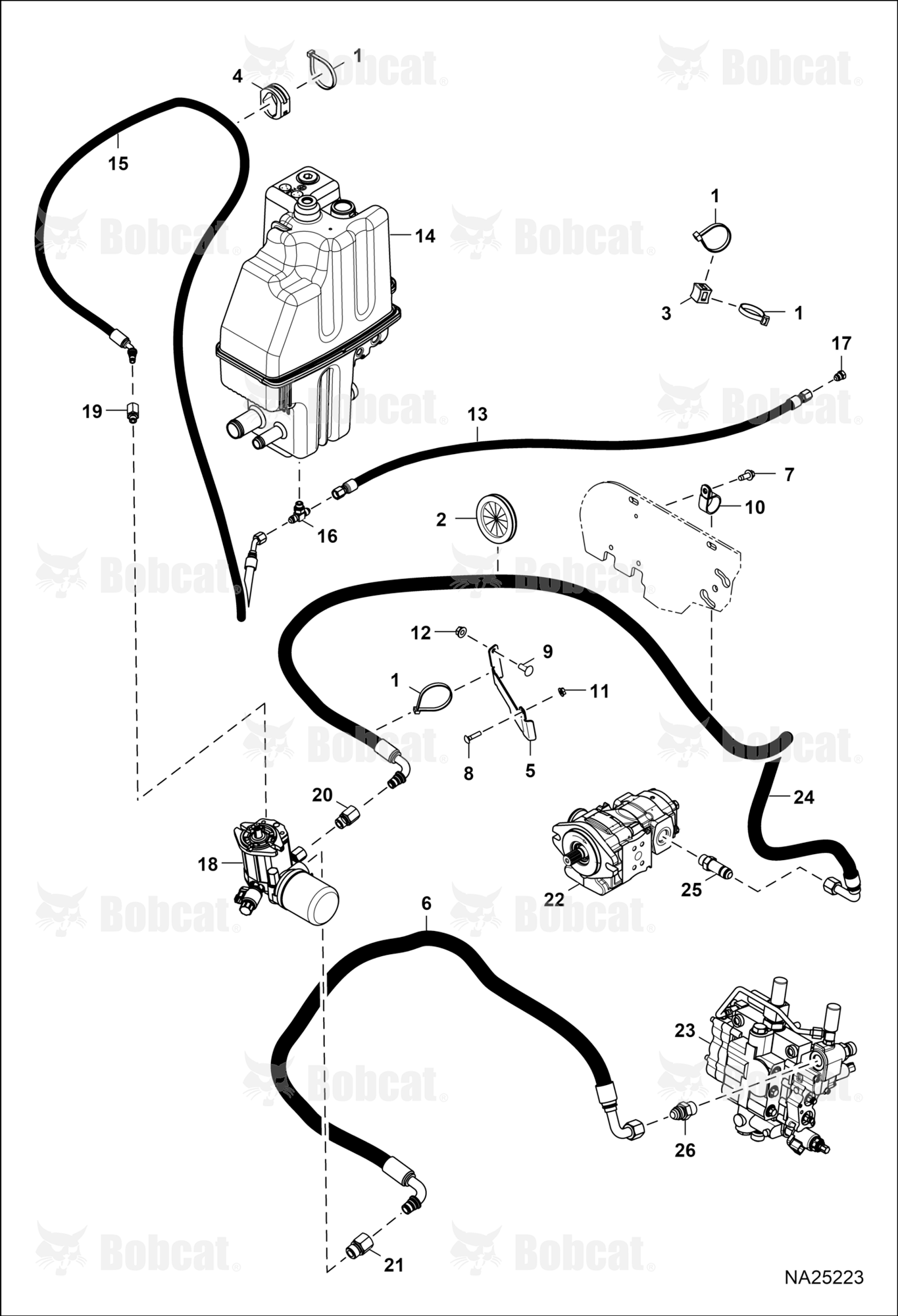 Hydrostatic Circuitry (Cooling Fan)