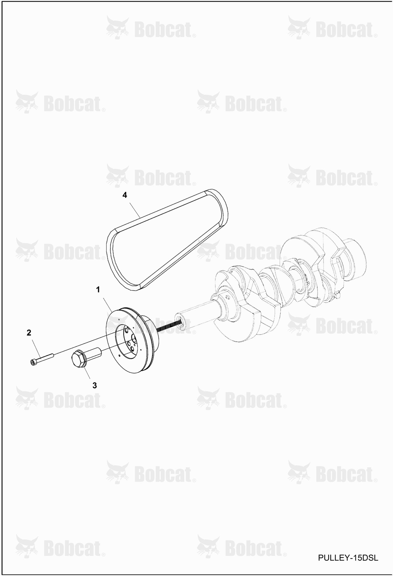 ENGINE, Drive Pulley & Drive Belt