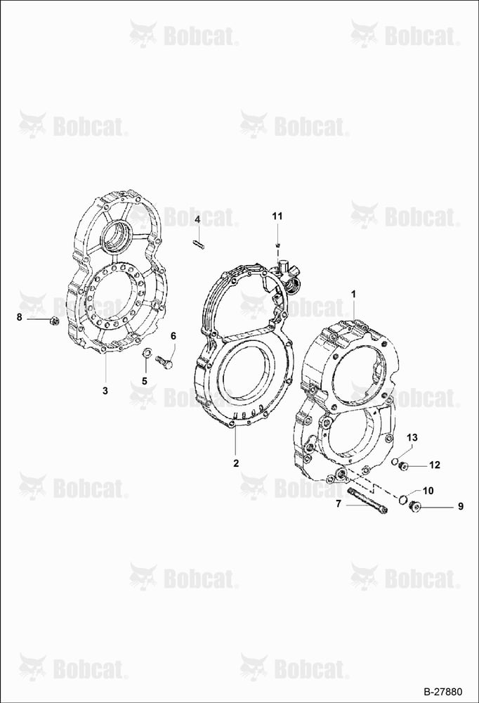 Reduction Gear Housing (Fast Travel) (Replacement Axle - 5904661981)