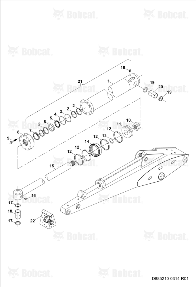 Rear Bucket Cylinder