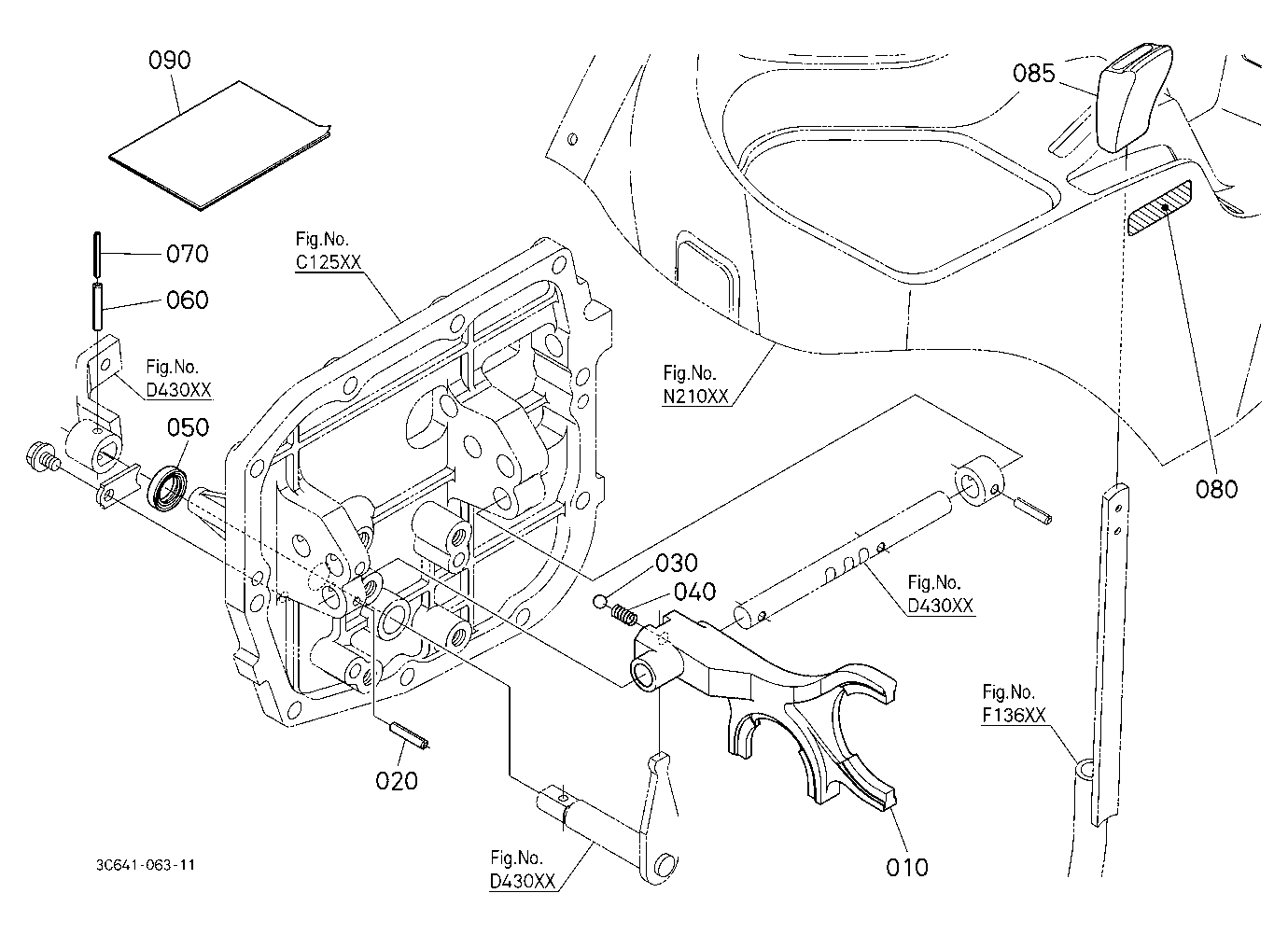Creep Speed Kit 1 (Shift Fork) (W/G No.M7694) [Opt
