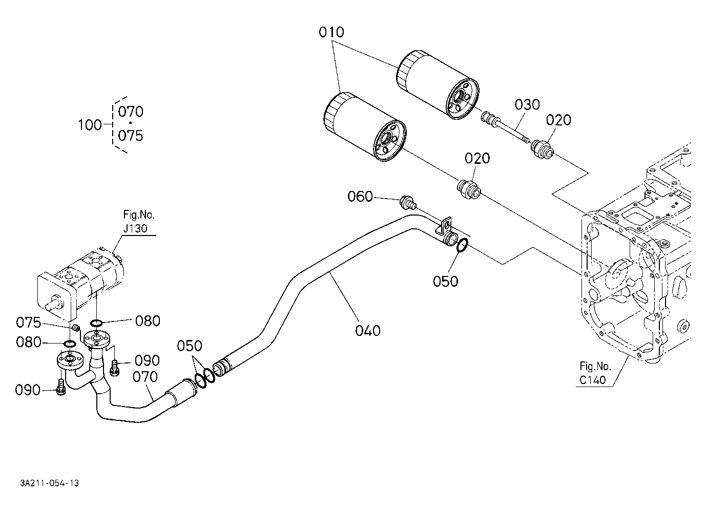 Hydraulic Pipe (Suction)