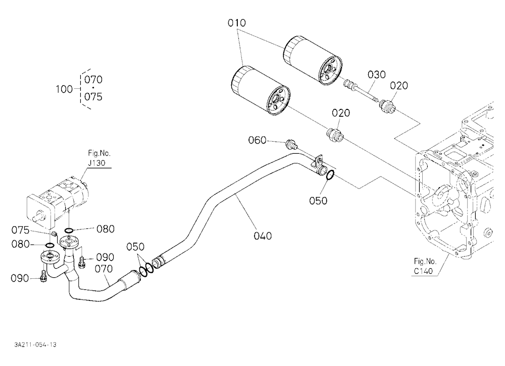 Hydraulic Pipe (Suction)