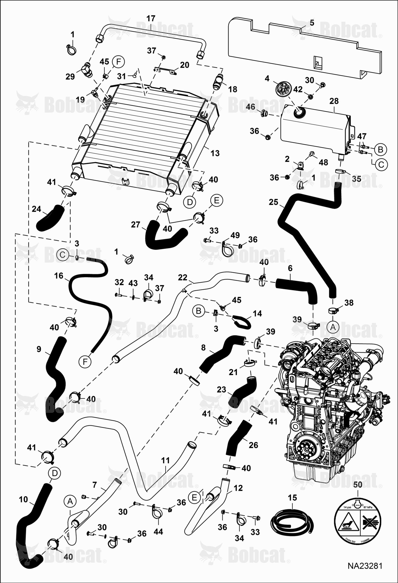 Engine & Attaching Parts (Cooling Group)