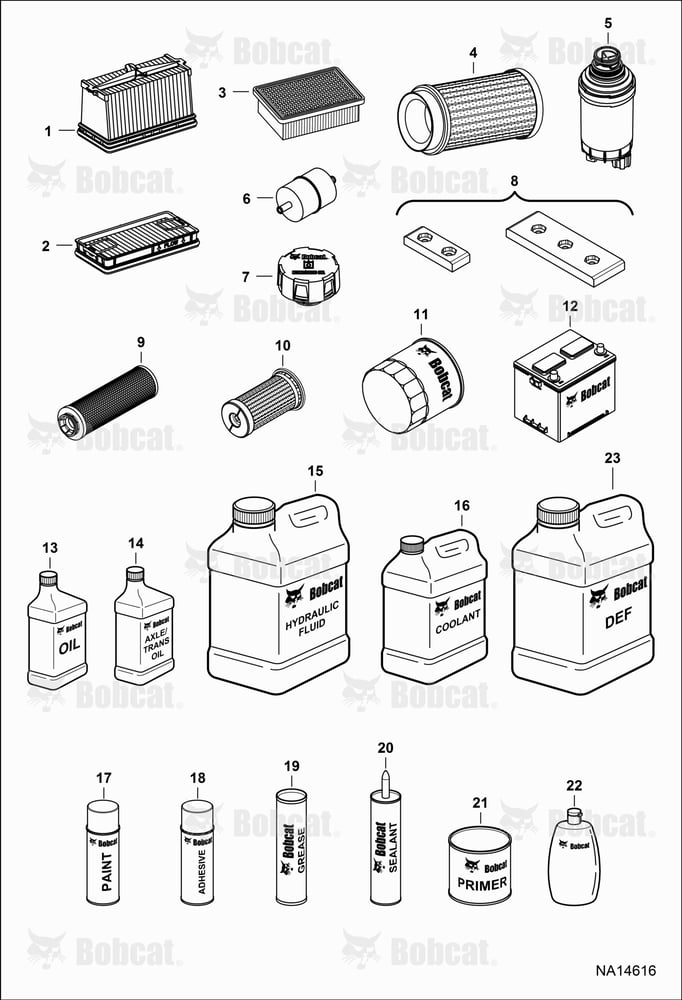 Maintenance Items (Service Parts)