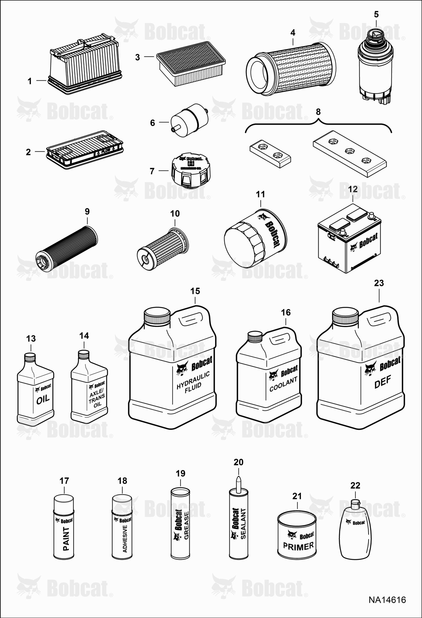 Maintenance Items (Service Parts)