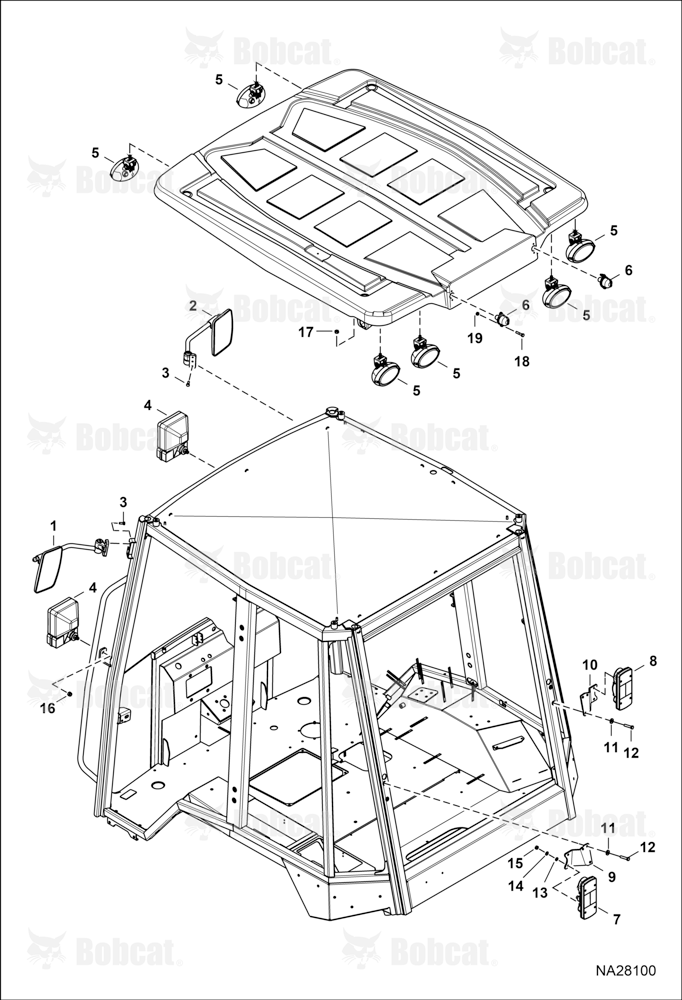 Operator CAB (Lights & Mirrors)