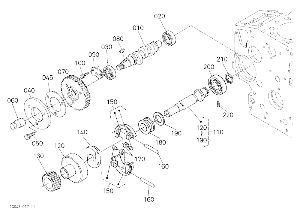 Fuel Camshaft And Governor Shaft