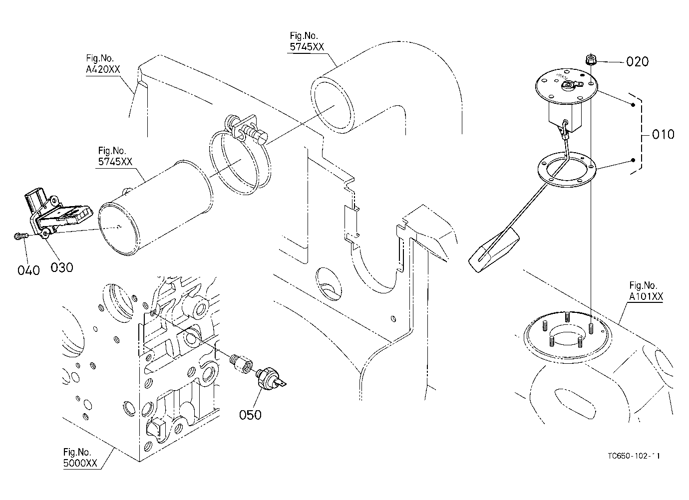 Switch/Sensor (Fuel/Inlet Pipe)