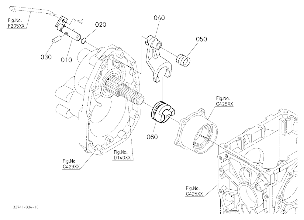 Differential Lock Shift Fork