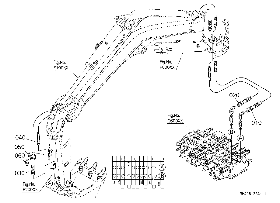 Oil Piping (Bucket)