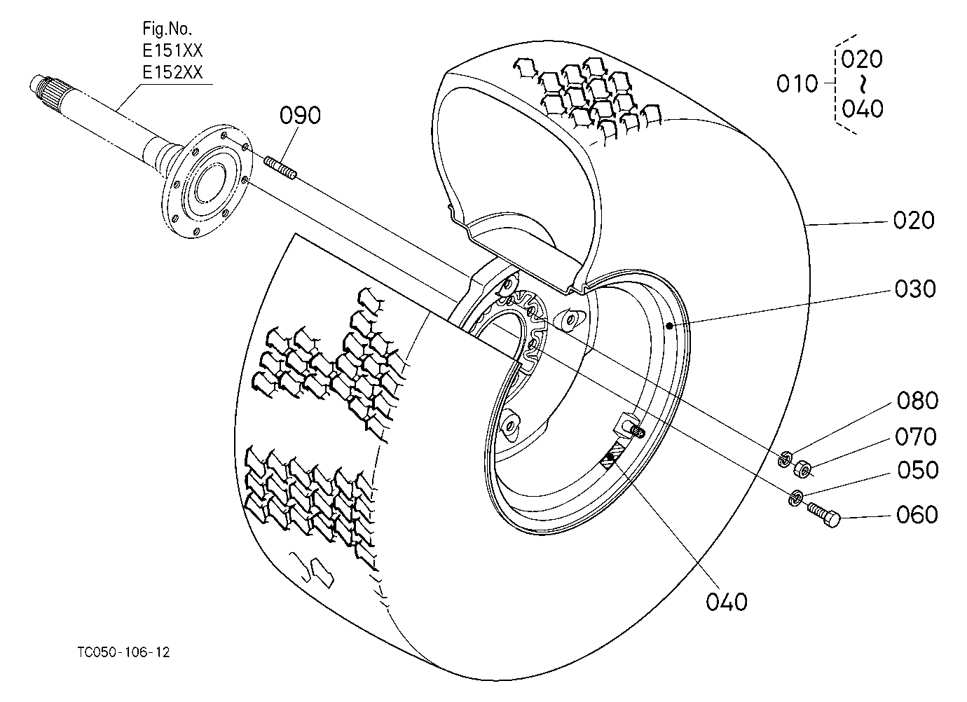 Rear Wheel (44*18-20)