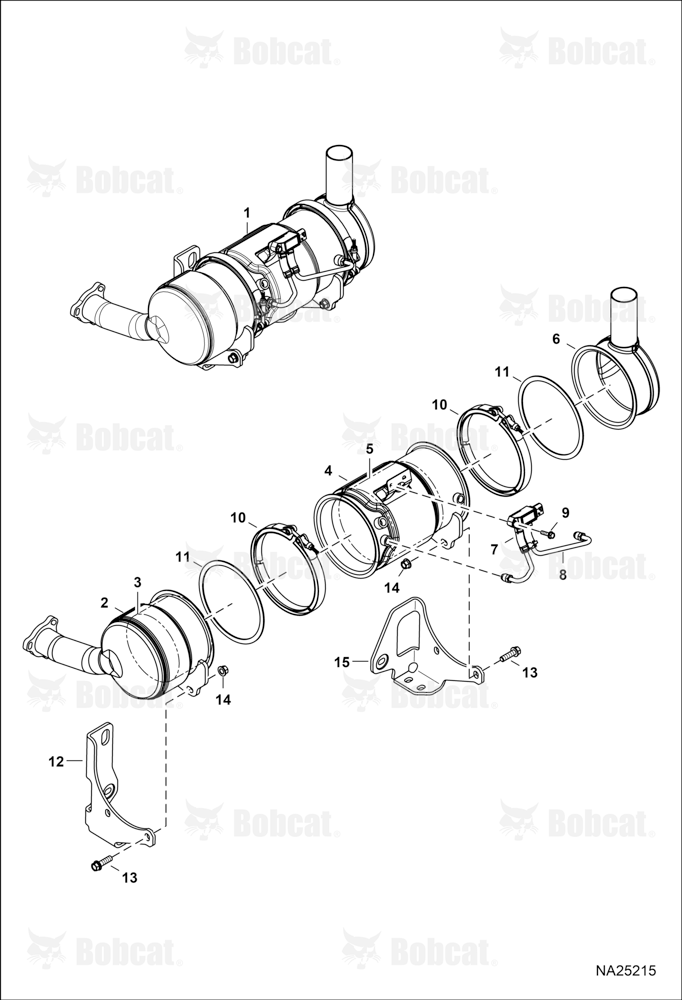 Muffler DOC Assembly B35B12061 & Above