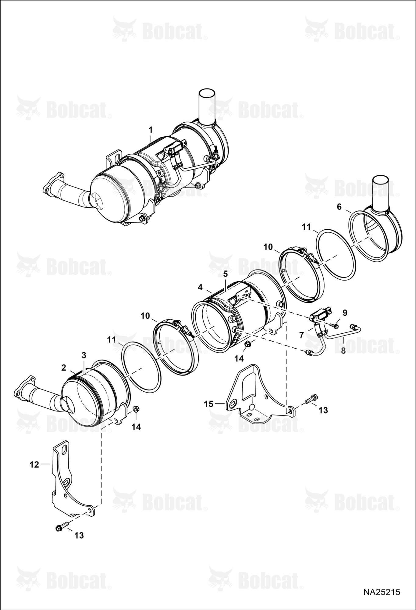 Muffler DOC Assembly  B35B12061 & Above