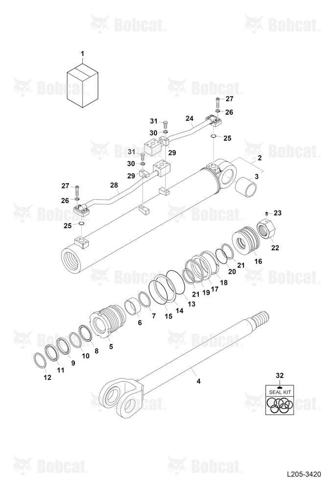 Lift Cylinder (R.H.)