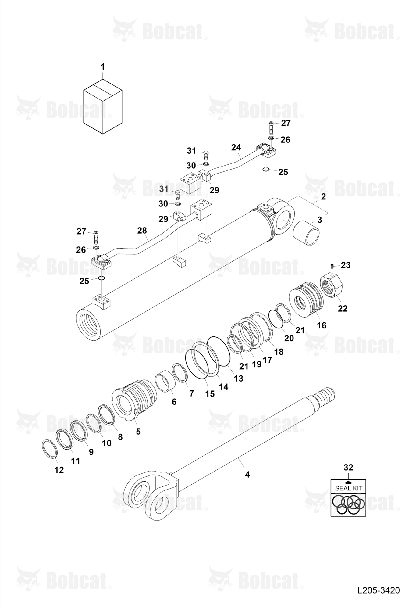 Lift Cylinder (R.H.)