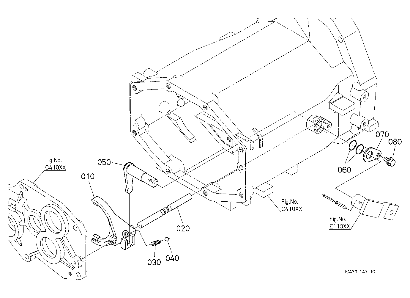 Shuttle Shift Fork