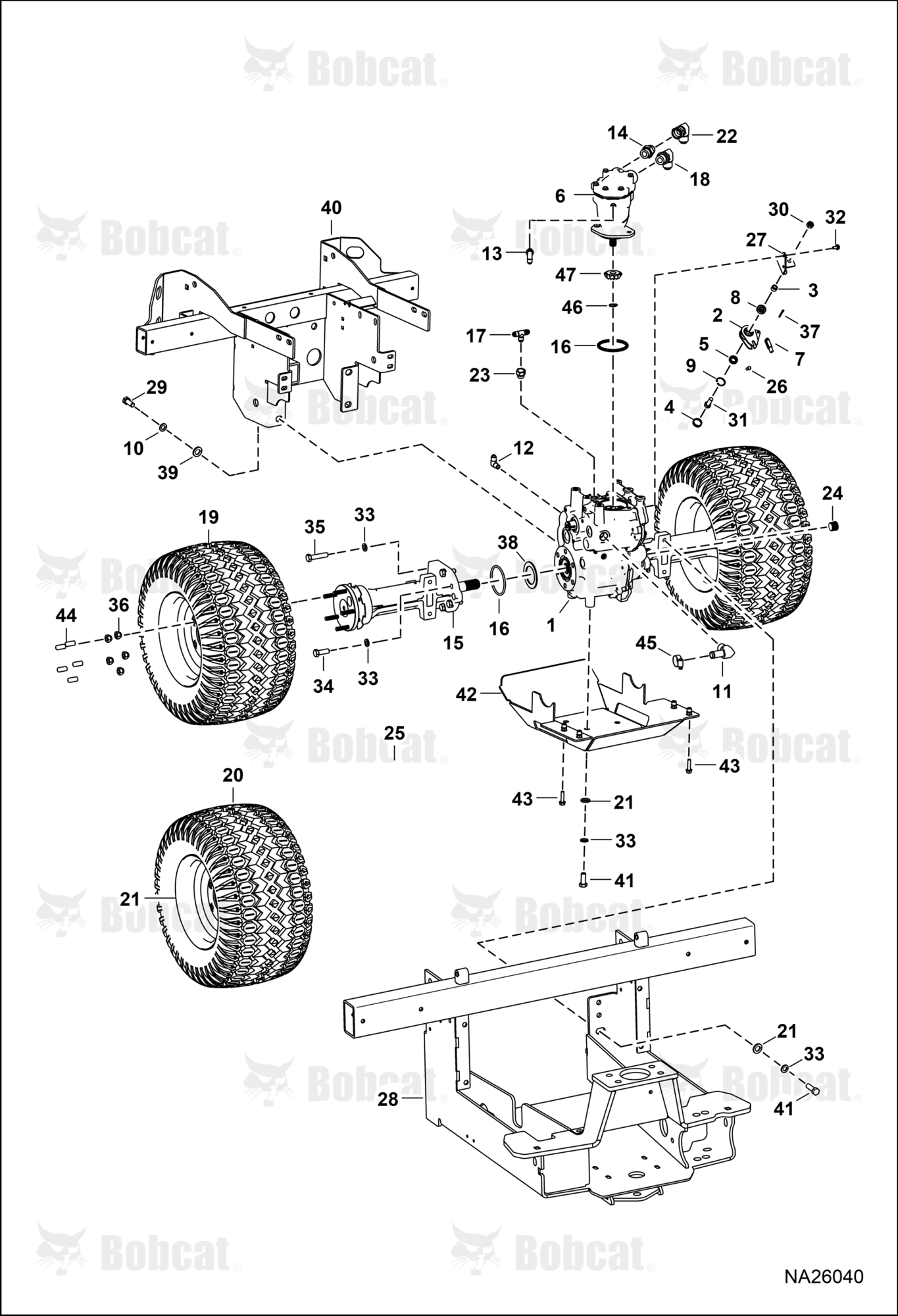 Rear Axle & Wheels