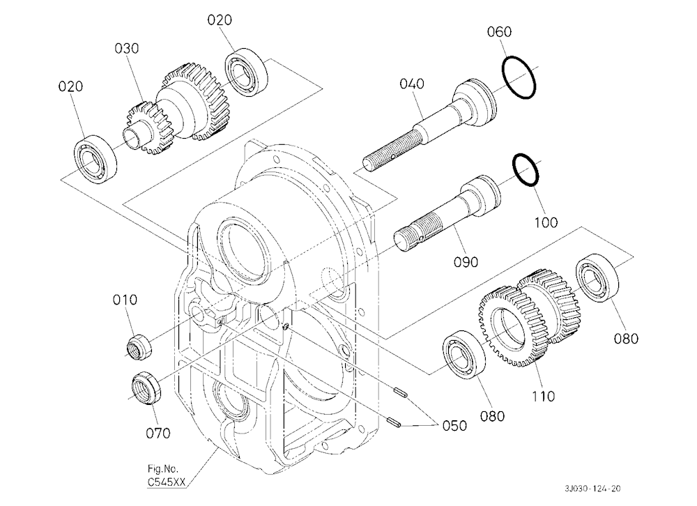 Pto Shaft Housing Inner (Gear) [Transaxle Componen