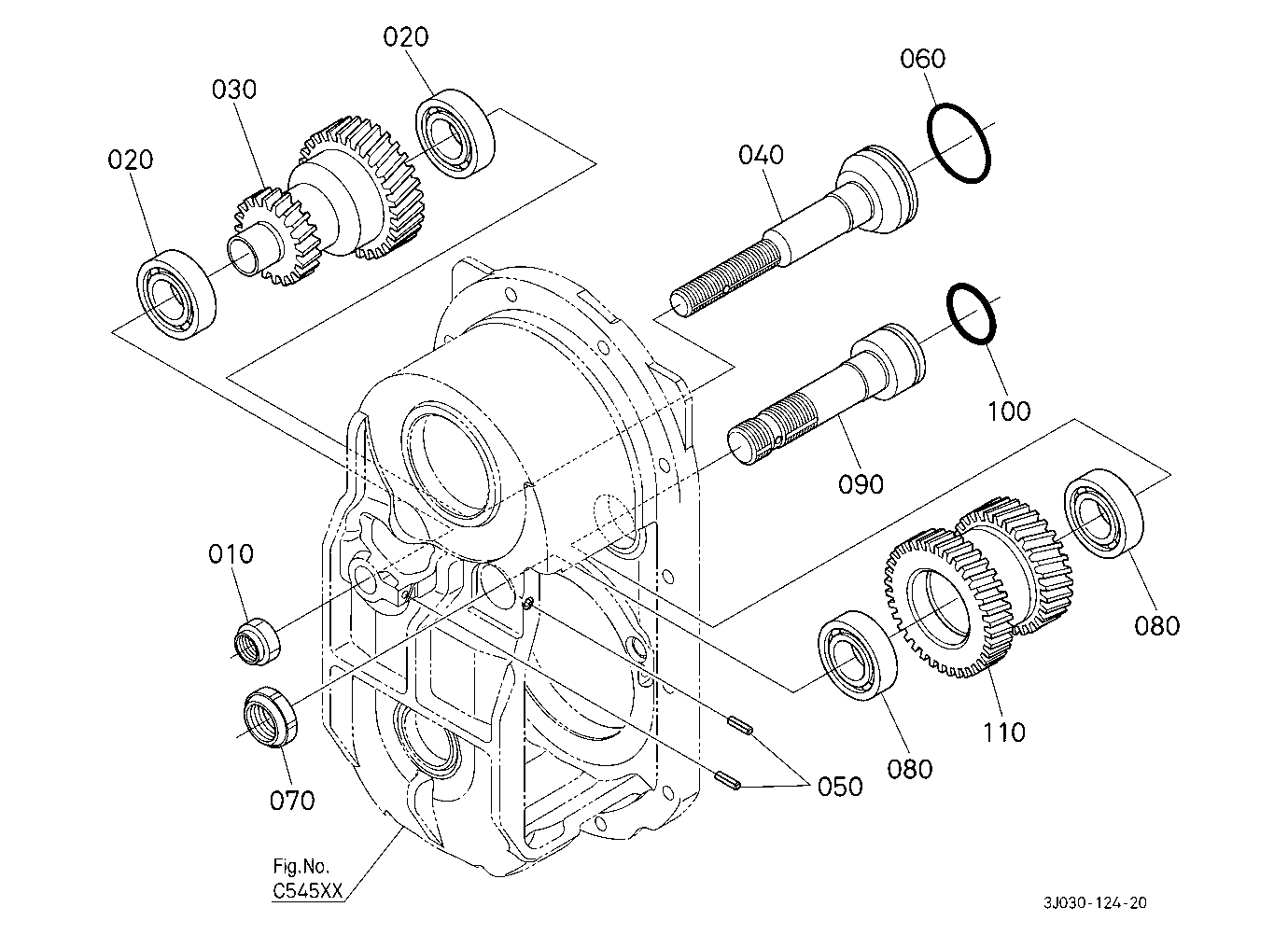 Pto Shaft Housing Inner (Gear) [Transaxle Componen