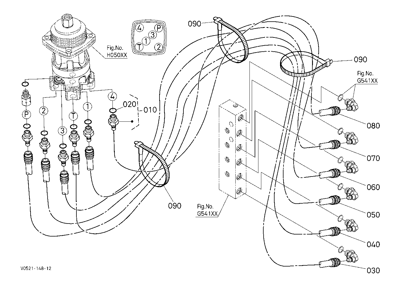 Oil Piping (Control Lh)
