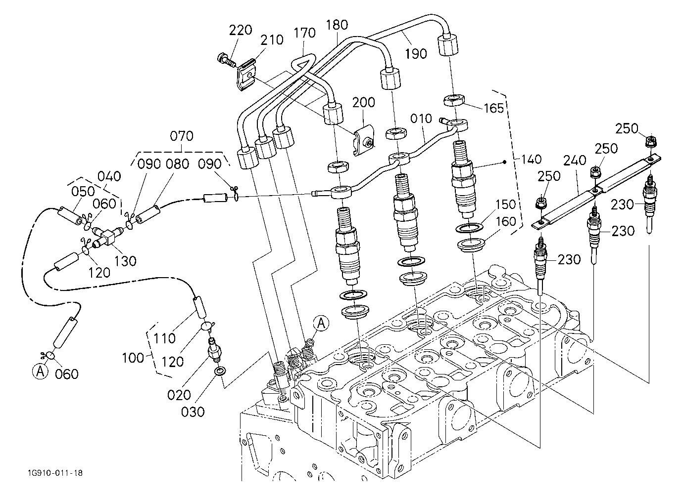 Nozzle Holder And Glow Plug