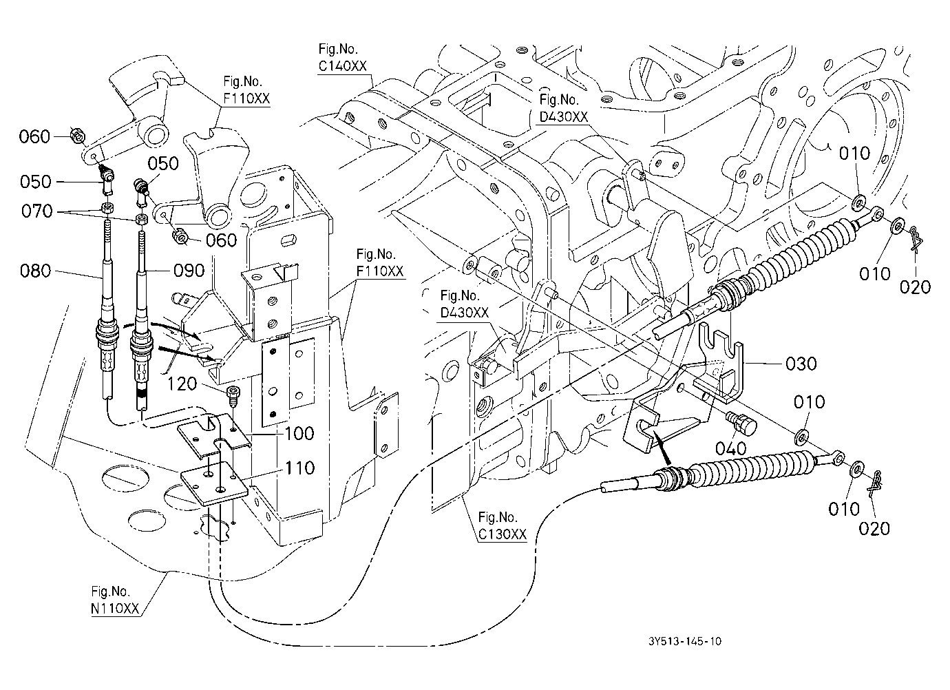 Range Gear Shift Cable