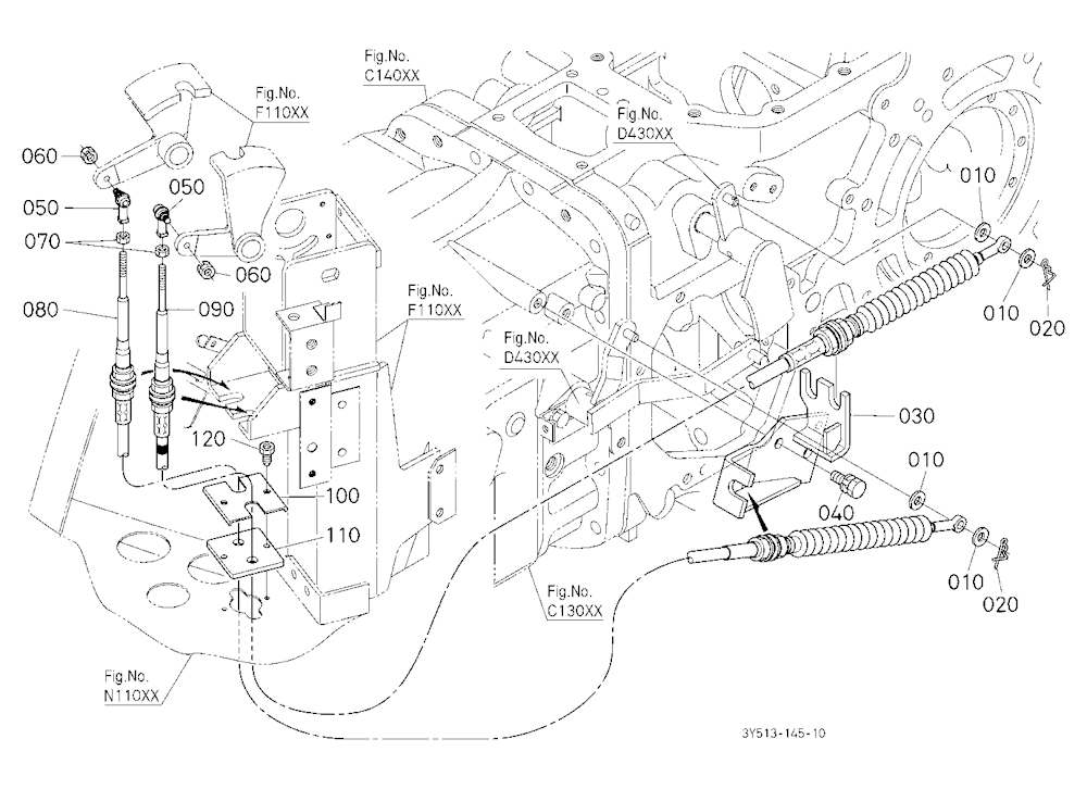 Range Gear Shift Cable