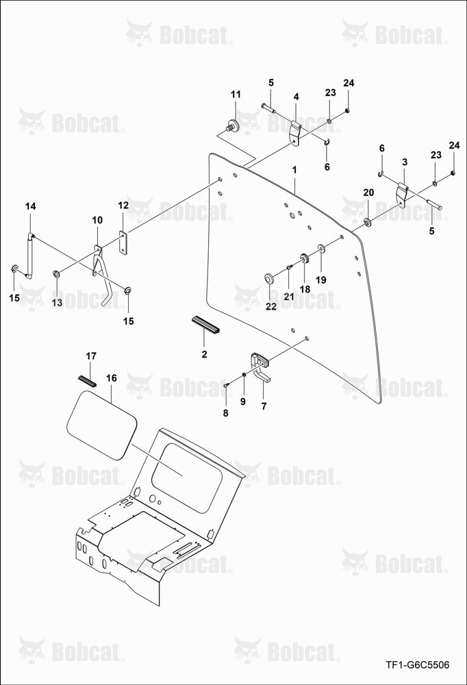 Rear Glass Group